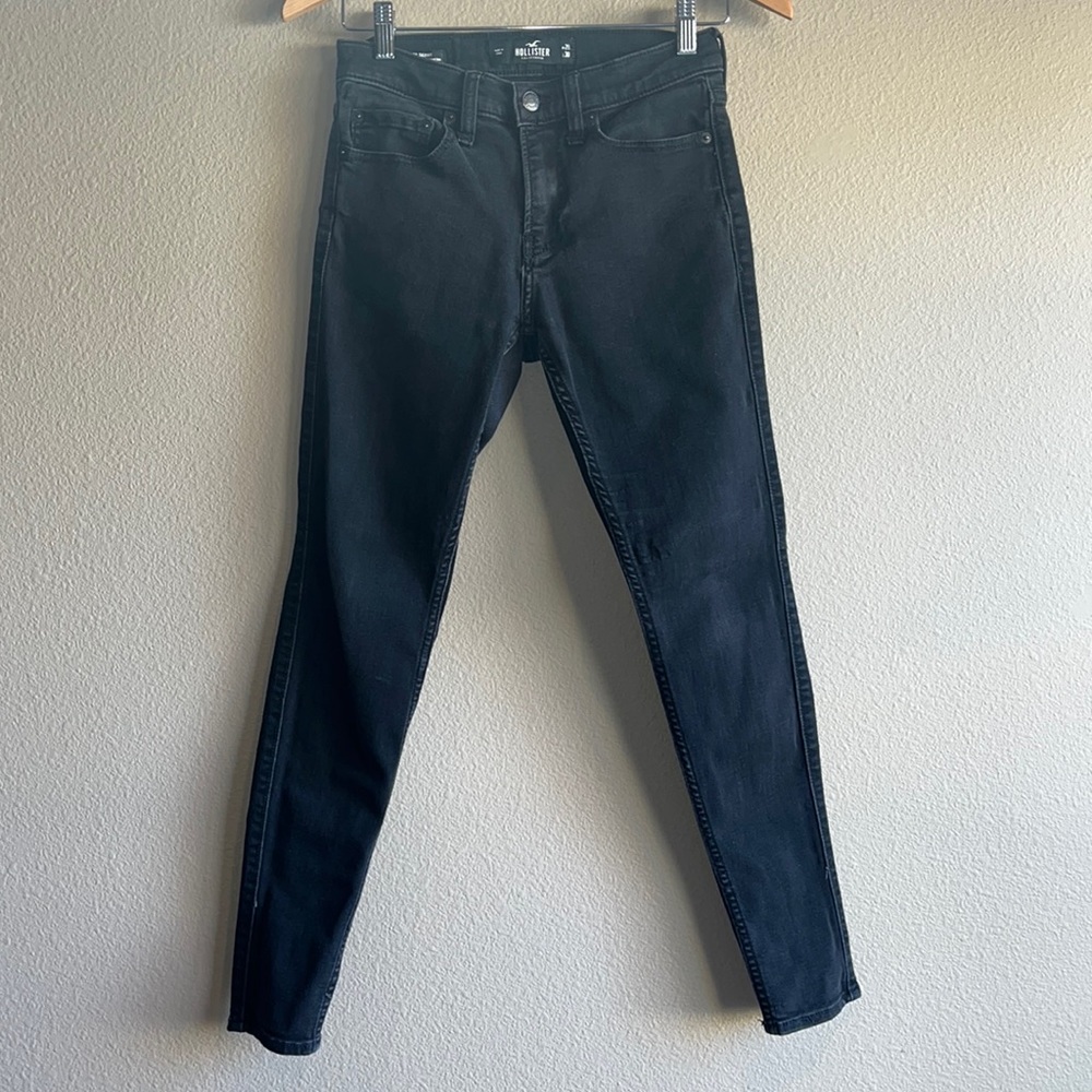 Hollister Advanced Stretch Super Skinny Black Jeans